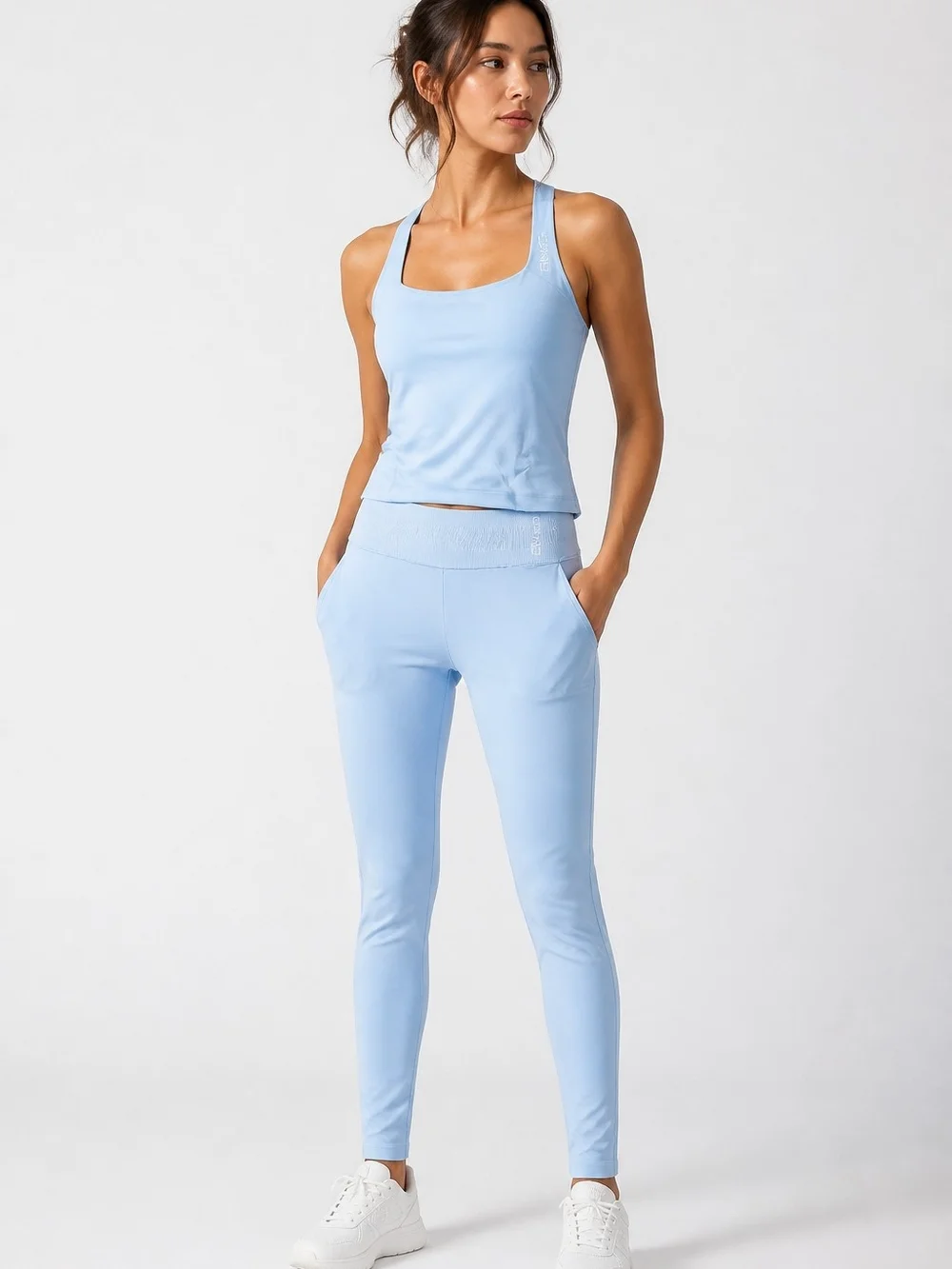 Dfyne Light Blue Workout Set
